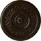 Ekena Millwork Marseille Ceiling Medallion (Fits Canopies up to 4 1/4"), Hand-Painted Bronze, 16 1/8"OD x 5/8"P CM16MABZS - alternate 1